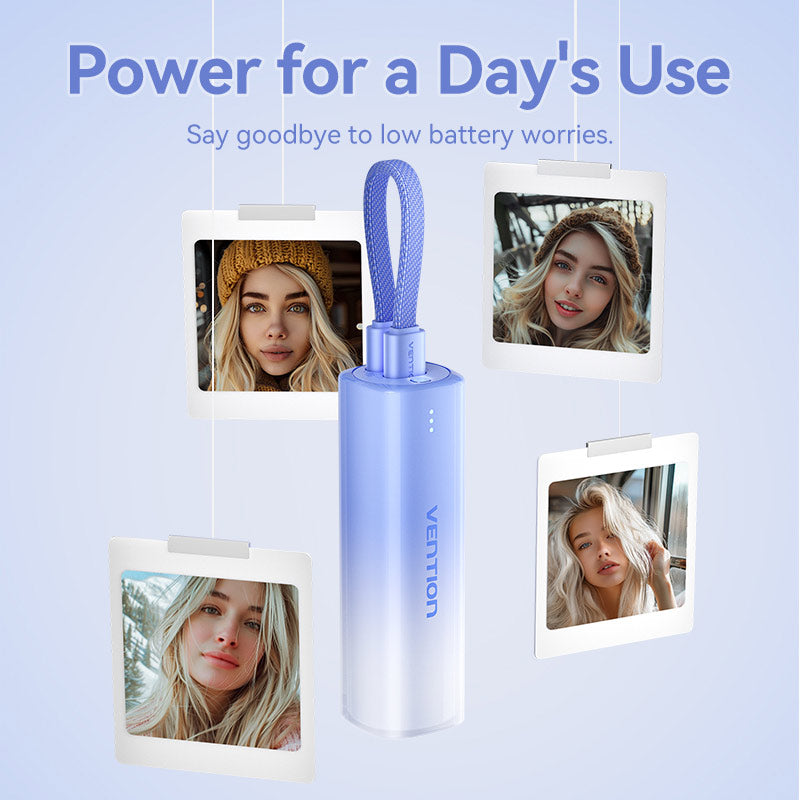 Vention 5000mAh Power Bank 20W、mySite、fannypackpong