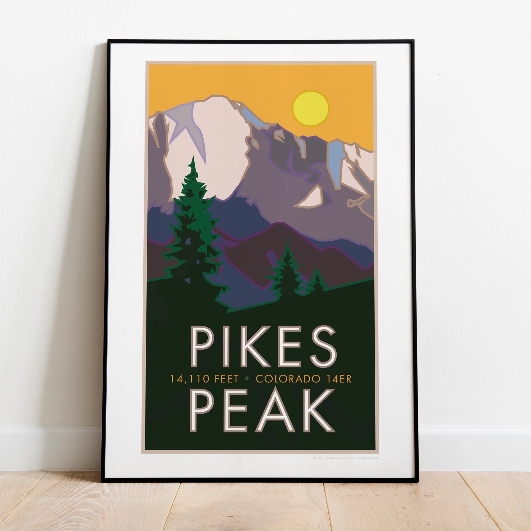 Pikes Peak, Colorado - Colorado 14er - Poster、mySite、g9winljtr