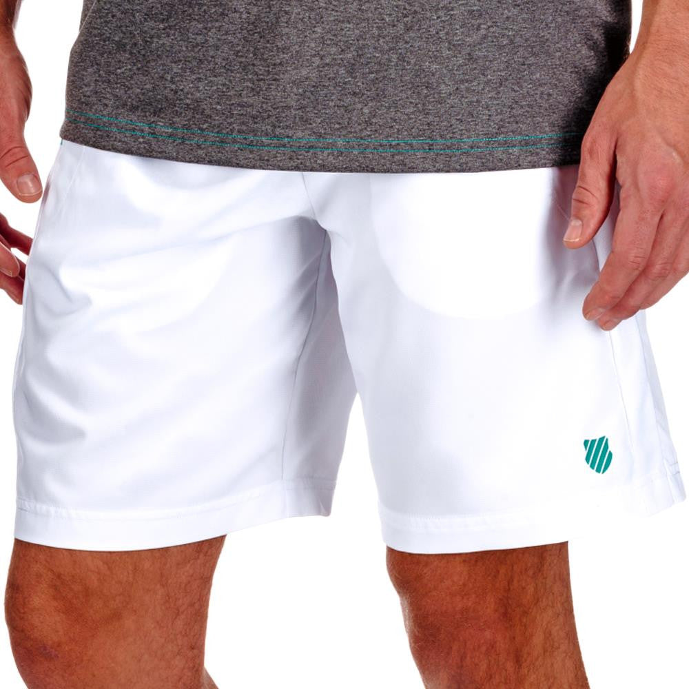 K-Swiss Men's BB Practice Short White/Green