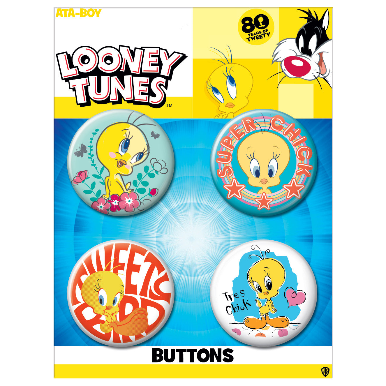  Looney Tunes Tweety Button Set、mySite、ghnorth