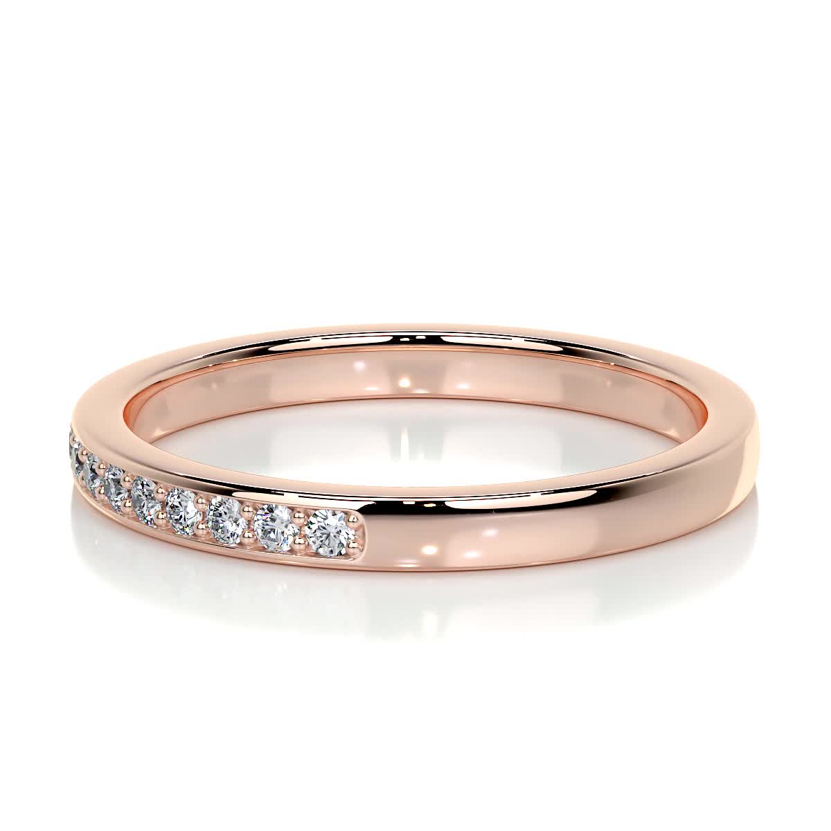 Giselle Diamond Wedding Ring (0.2 Carat) -14K Rose Gold、mySite、hinf8tx79