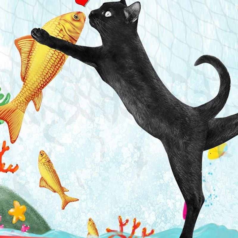 Goldfish Cat Toys with Catnip Plush Stuffed Fishes Cutest Interactive Cat Chew Toys、mySite、g9winljtr