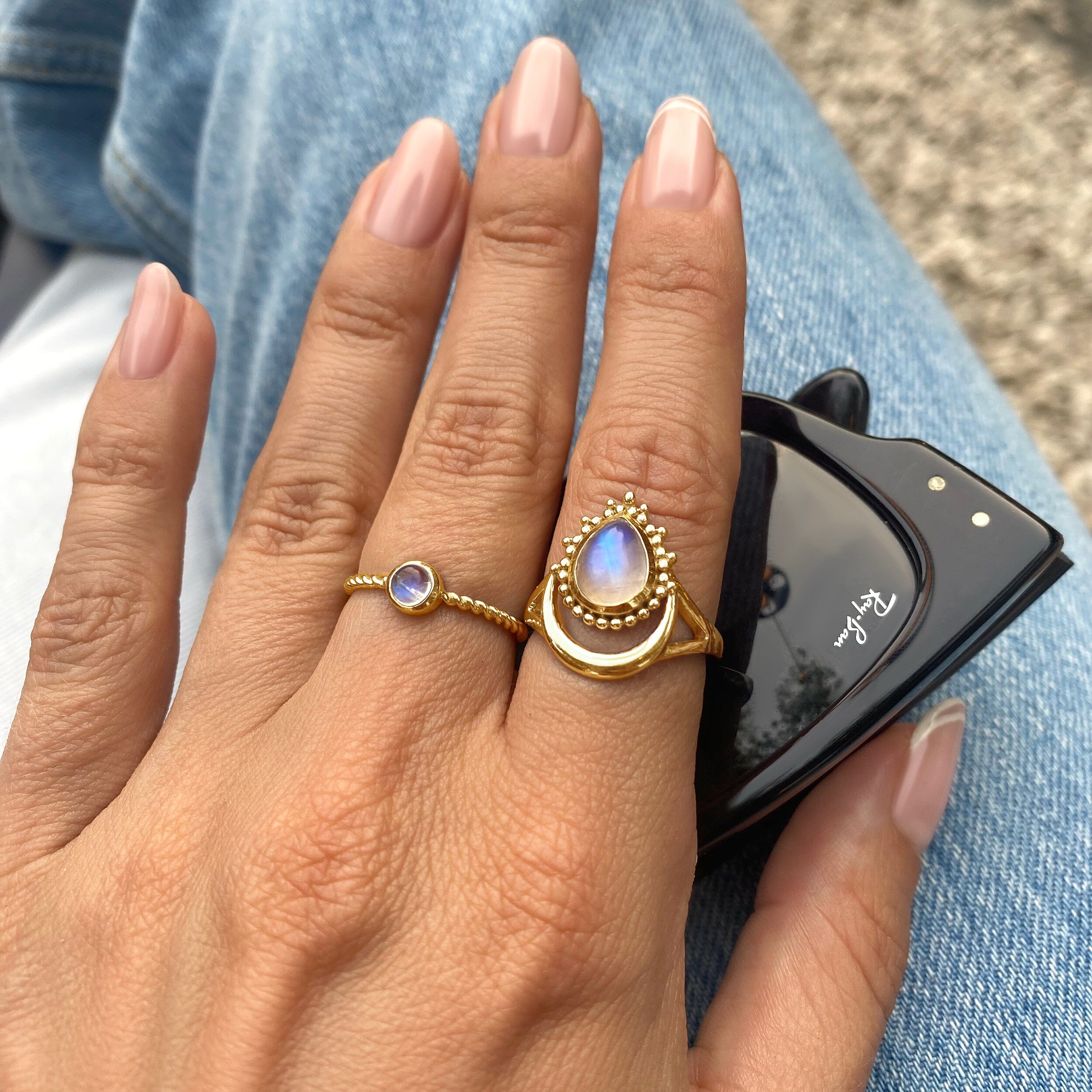 Moonstone Ring - Mystic Moon、mySite、hinf8tx79