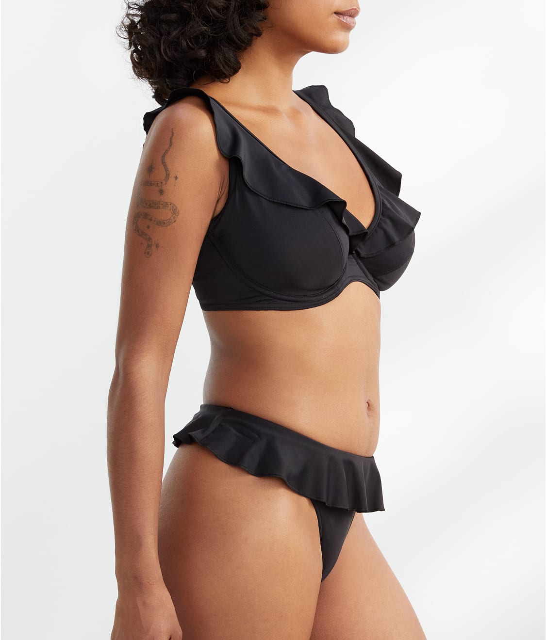 Jewel Cove Ruffled Bikini Top、mySite、bengalsvssteelers