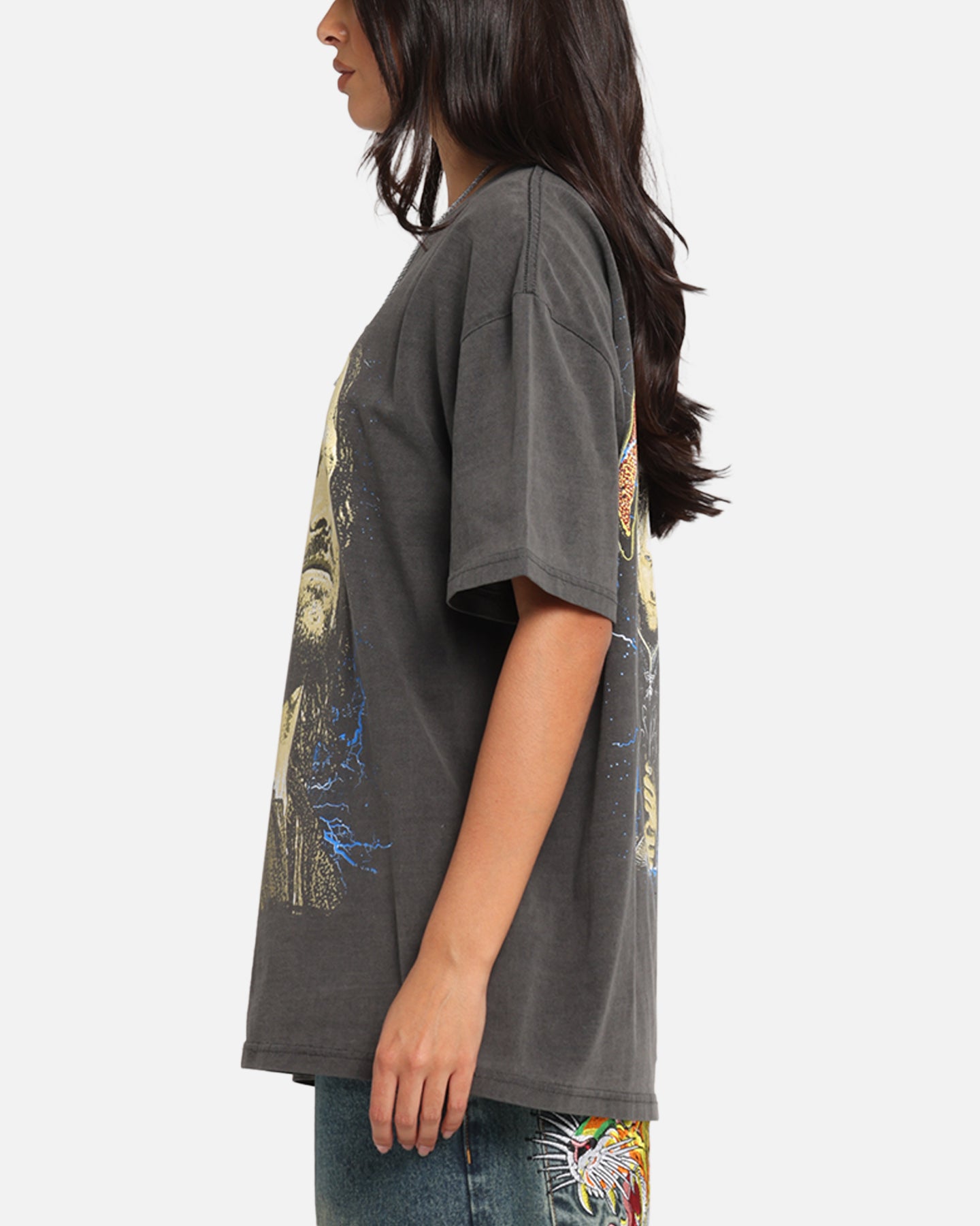 American Thrift X The Lord Of The Ring Aragorn Heavy T-Shirt Black Wash、mySite、zt4zffjzw