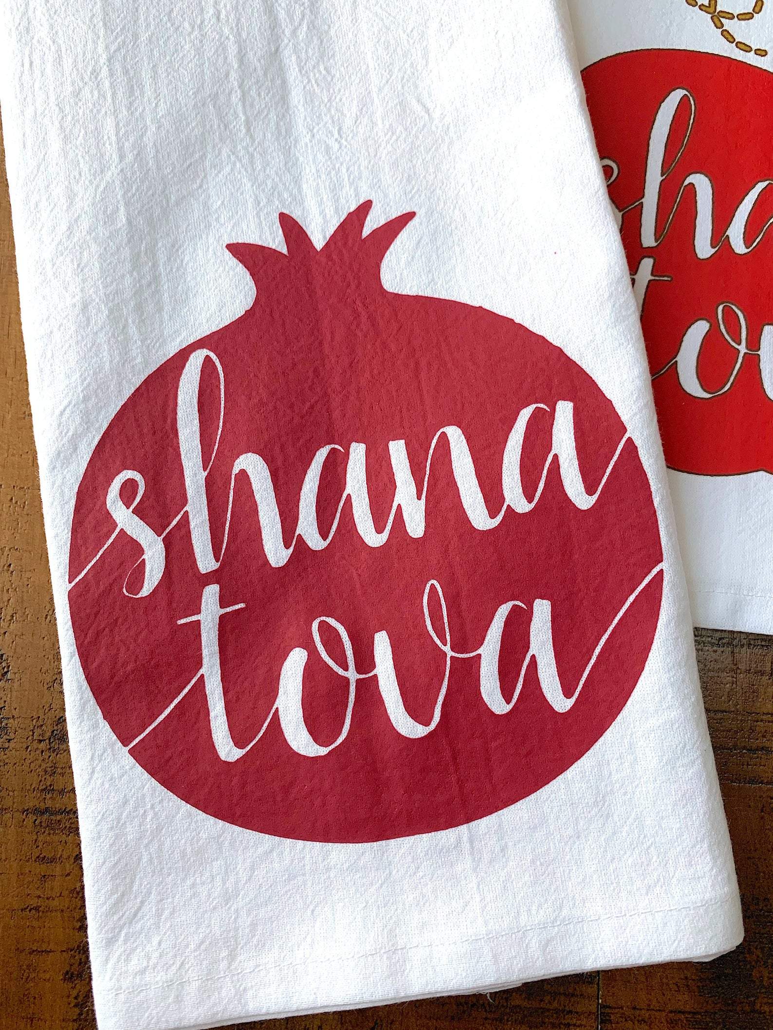 Rosh Hashanah Pomegranate and Apple Tea Towels、mySite、topwebapps