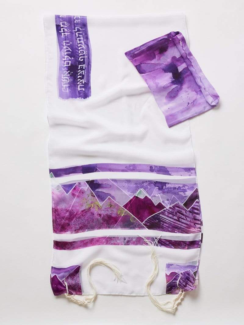 Purple Mountain Tallit by Advah Designs、mySite、topwebapps
