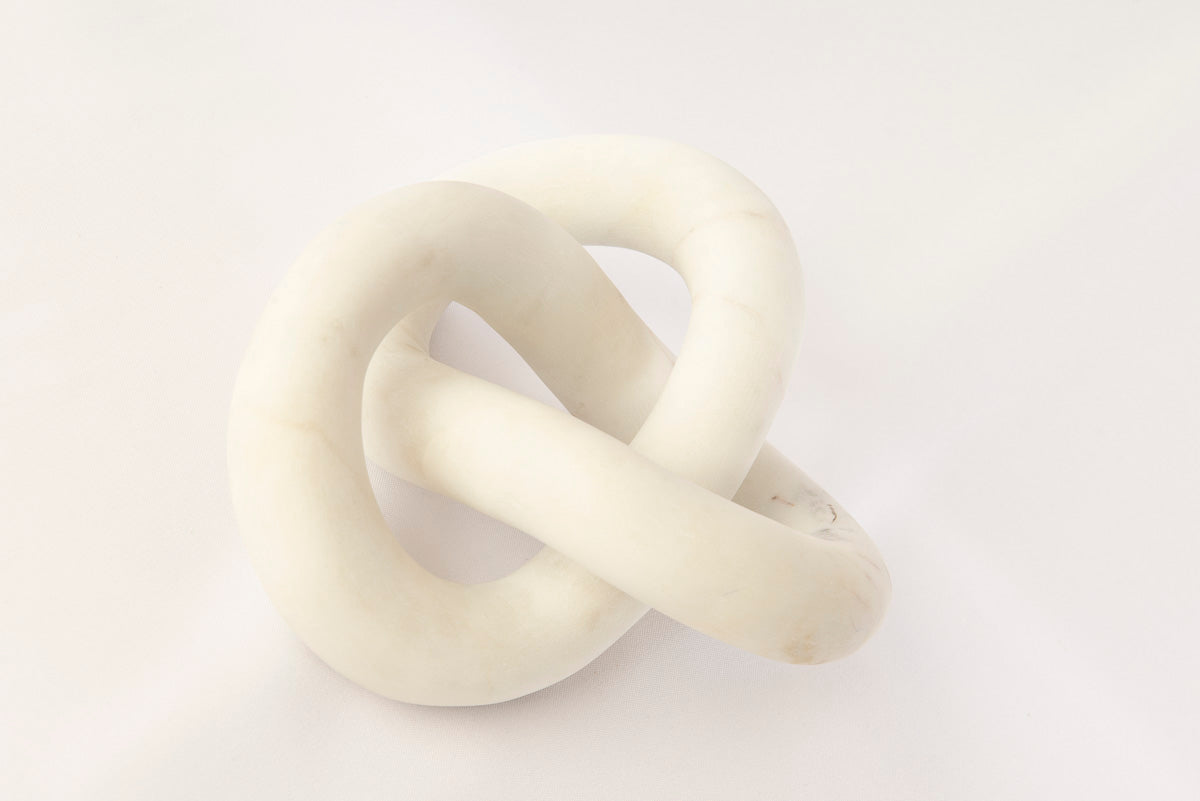 Endless Knot - White Marble (22cm)、mySite、topwebapps