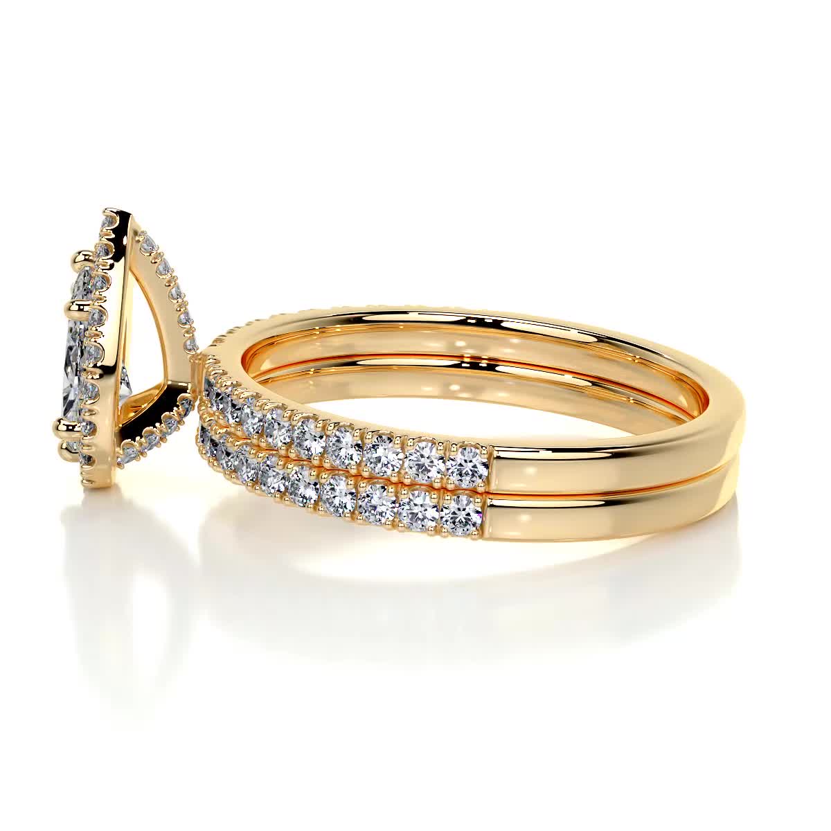 Juniper Diamond Bridal Set -18K Yellow Gold、mySite、hinf8tx79