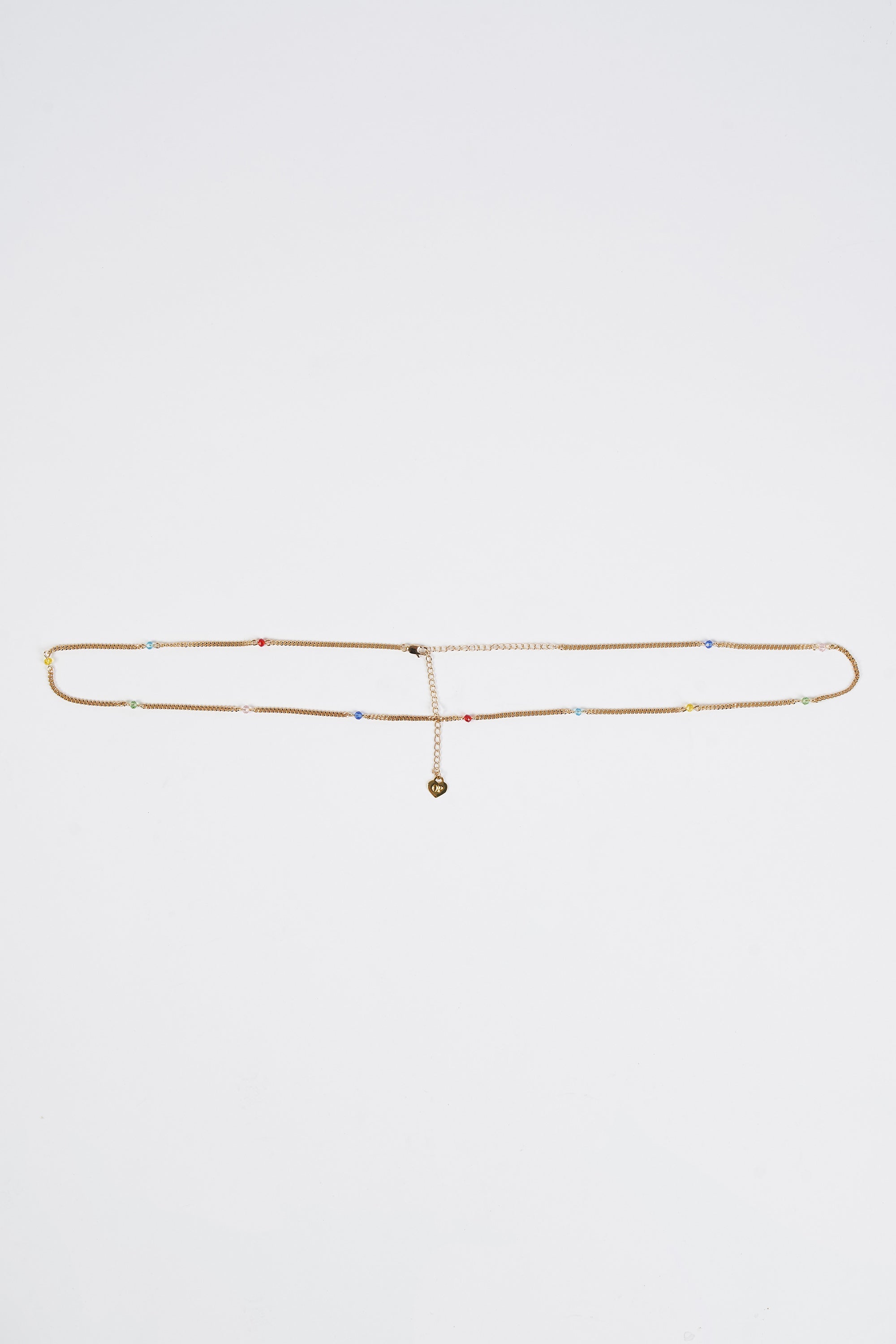 Crystal-Embellished Waist Chain in Gold-Tone Metal、mySite、solidvoid