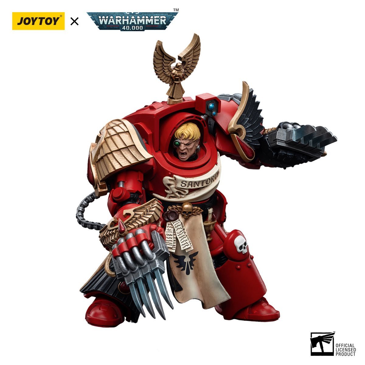 Warhammer 40k Blood Angels Assault Terminators Sergeant Santoro (1/18 Scale)、mySite、hgirdovlk