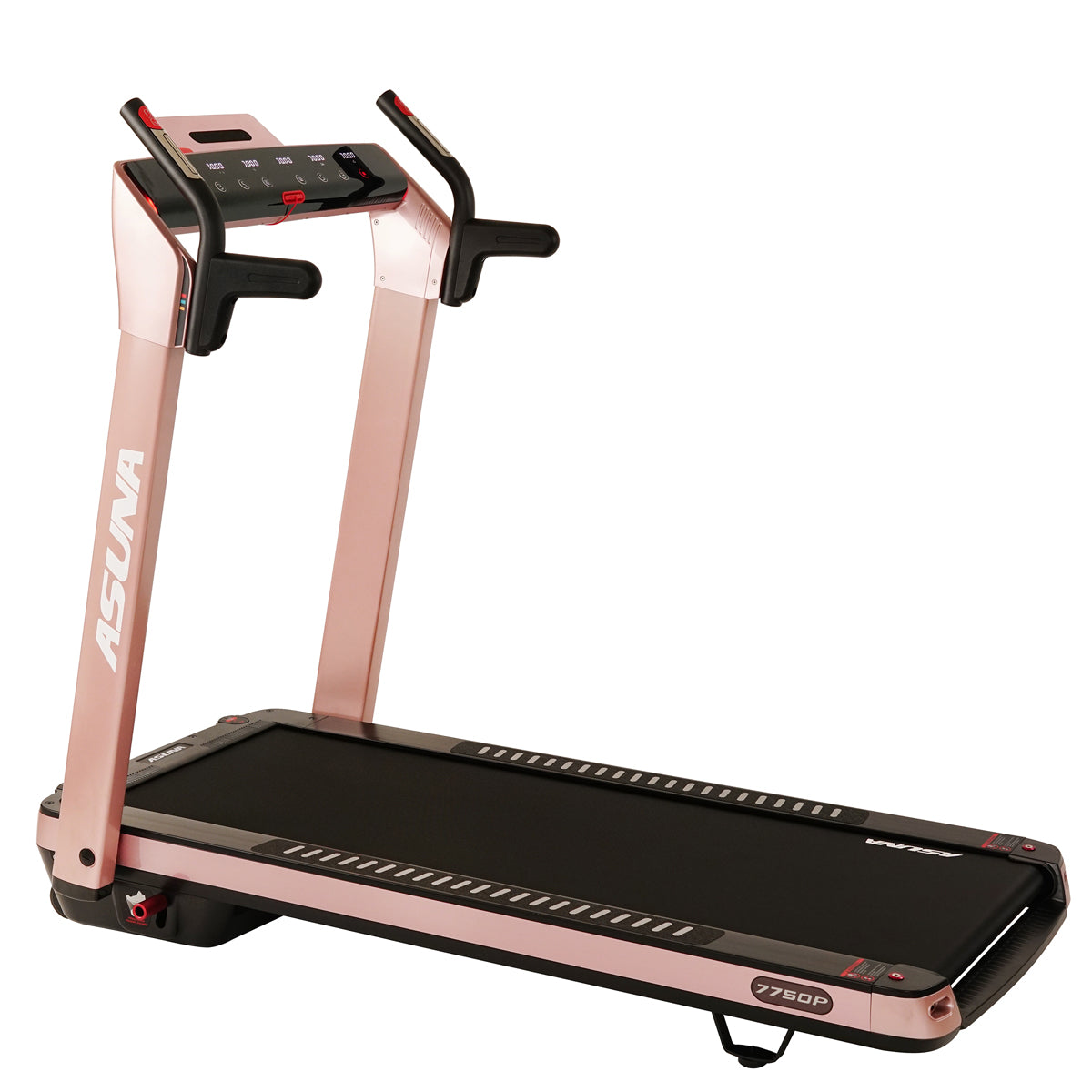  SpaceFlex Pink Running Treadmill w/ Auto Incline, Foldable Wide Deck、mySite、ghnorth