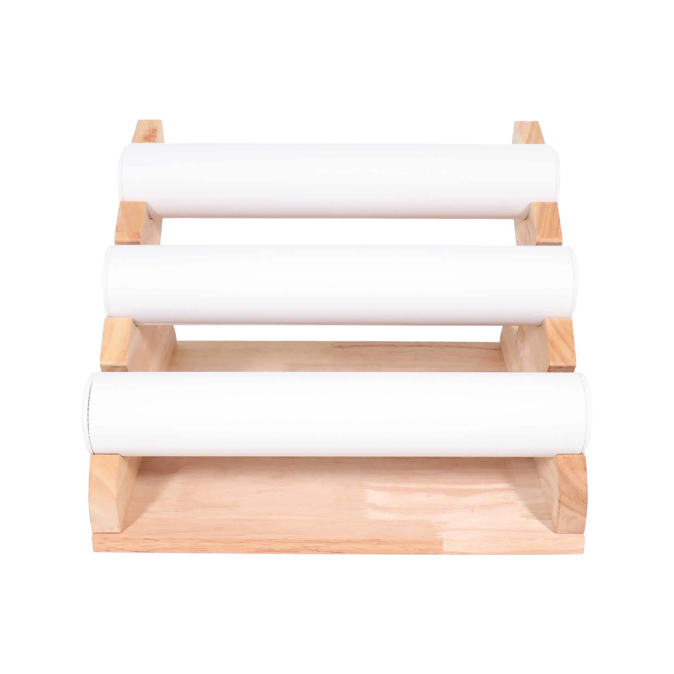 Natural Wood & Leather 3 Tier Bracelet Display / DSP0020、mySite、dreamappss