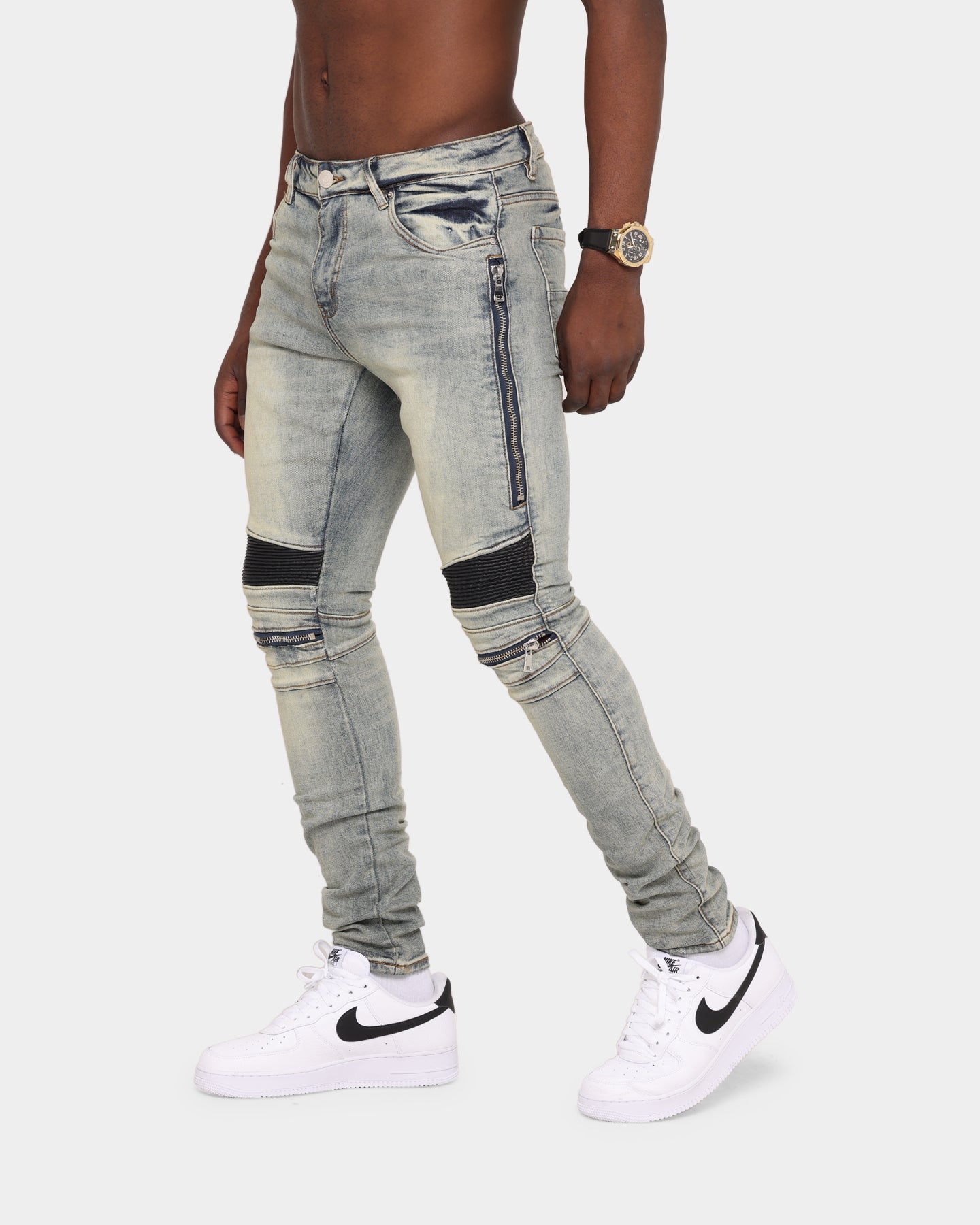 Embellish Sunny Biker Denim Jean Light Sand、mySite、zt4zffjzw