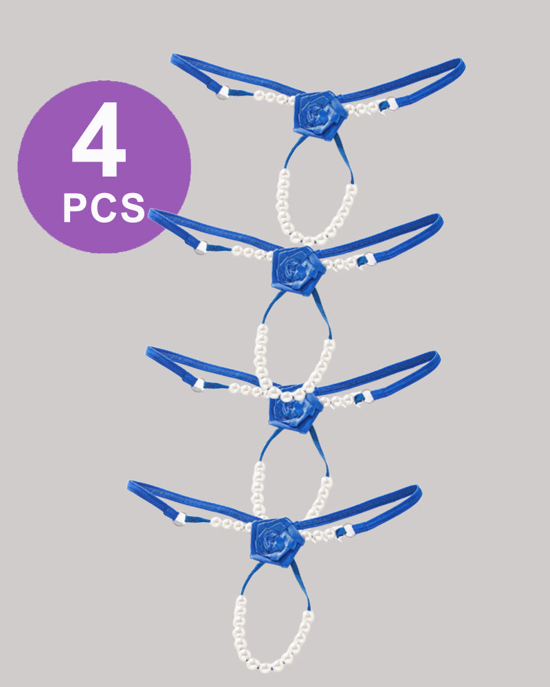 Pearl Rose See-Through Thong Panty Set、mySite、bengalsvssteelers