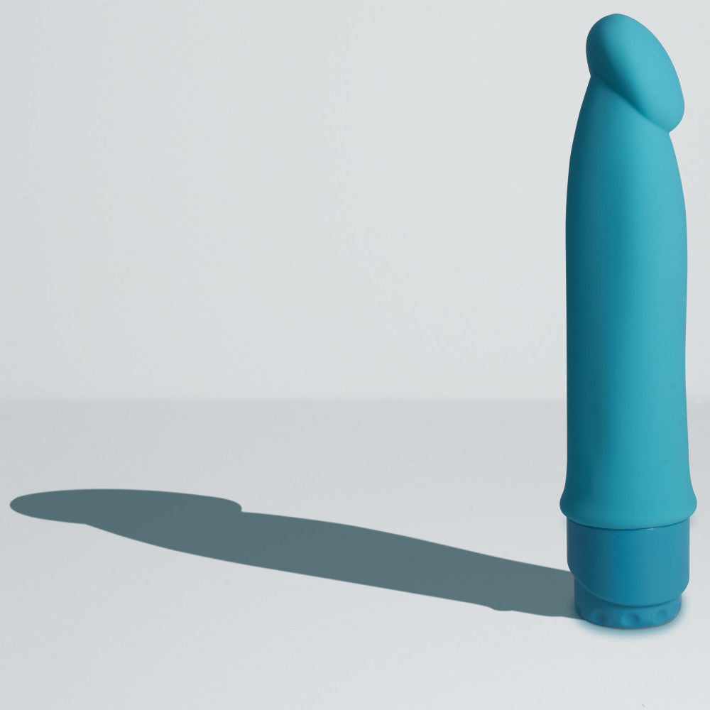 Luxe By Blush® | Purity Blue 7.5-Inch Long Vibrating Dildo、mySite、bottomscart