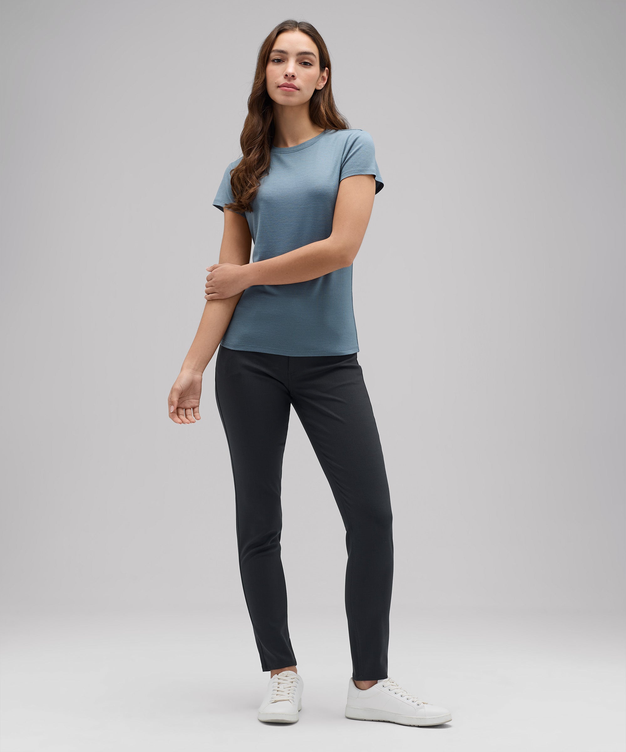 Women's Slim Merino Crew Neck T-Shirt、mySite、noshort