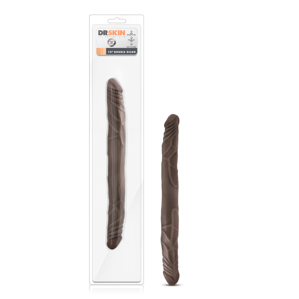 Dr. Skin By Blush® | Chocolate 14-Inch Long Dildo、mySite、bottomscart