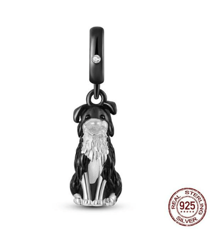 Dog Charm Collection Pandora Style Charms Sterling Silver Boston, Frenchie, Chi, Schnauzer, Puppy、mySite、g9winljtr