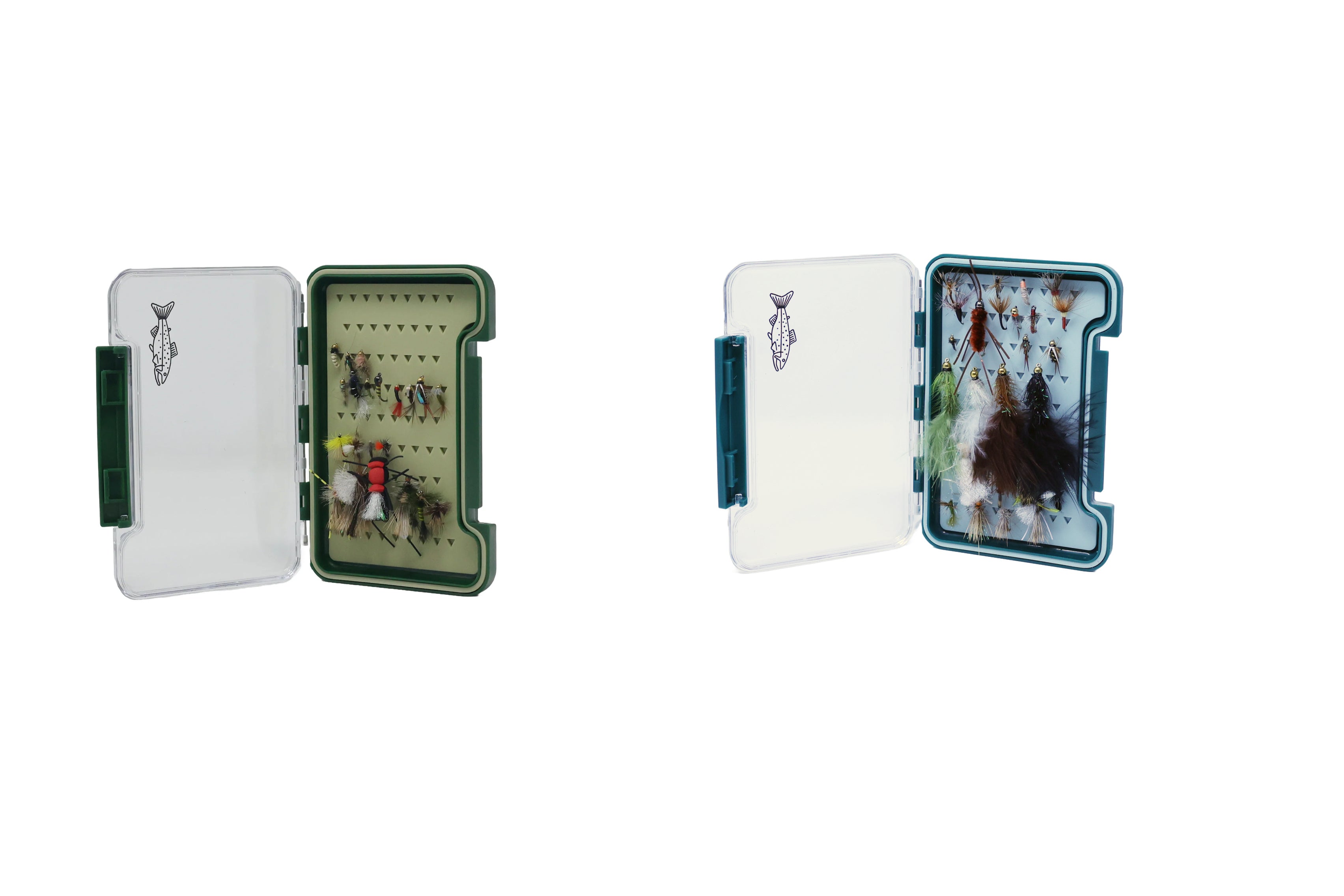Tuna and Drew Fly Box Bundle - Small 48 Flies、mySite、solidvoid