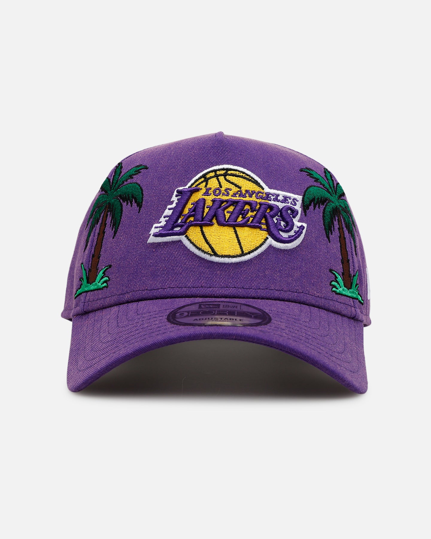 New Era Los Angeles Lakers 'Palm Trees' 9FORTY A-Frame Snapback Official Team Color、mySite、zt4zffjzw