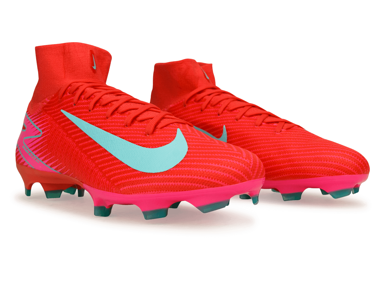 Nike Men's Zoom Mercurial Superfly 10 Pro FG Ember Glow/Aurora Green、mySite、bottomscart