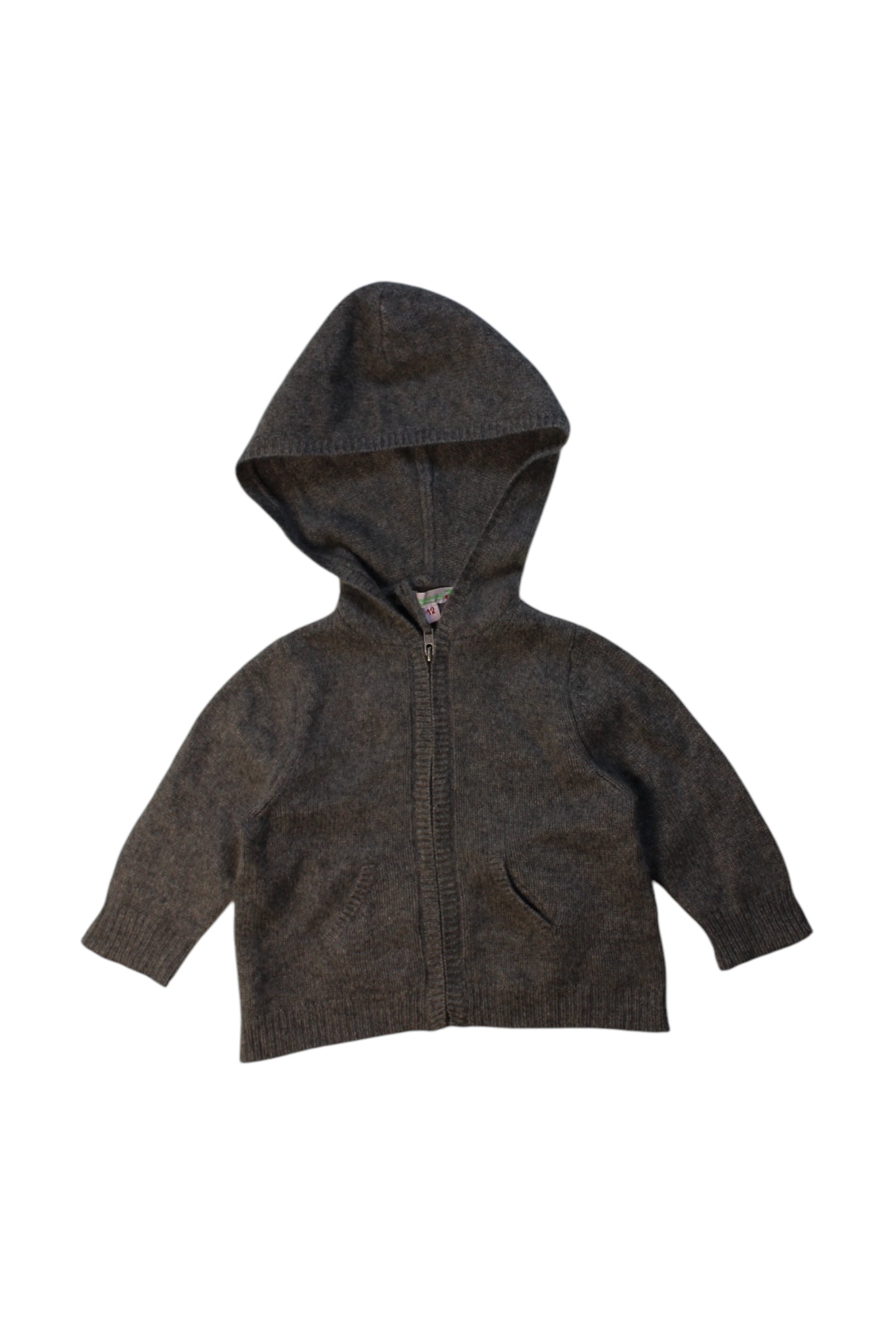 Bonpoint Cashmere Hooded Zip-Up 6-12M、mySite、g9winljtr
