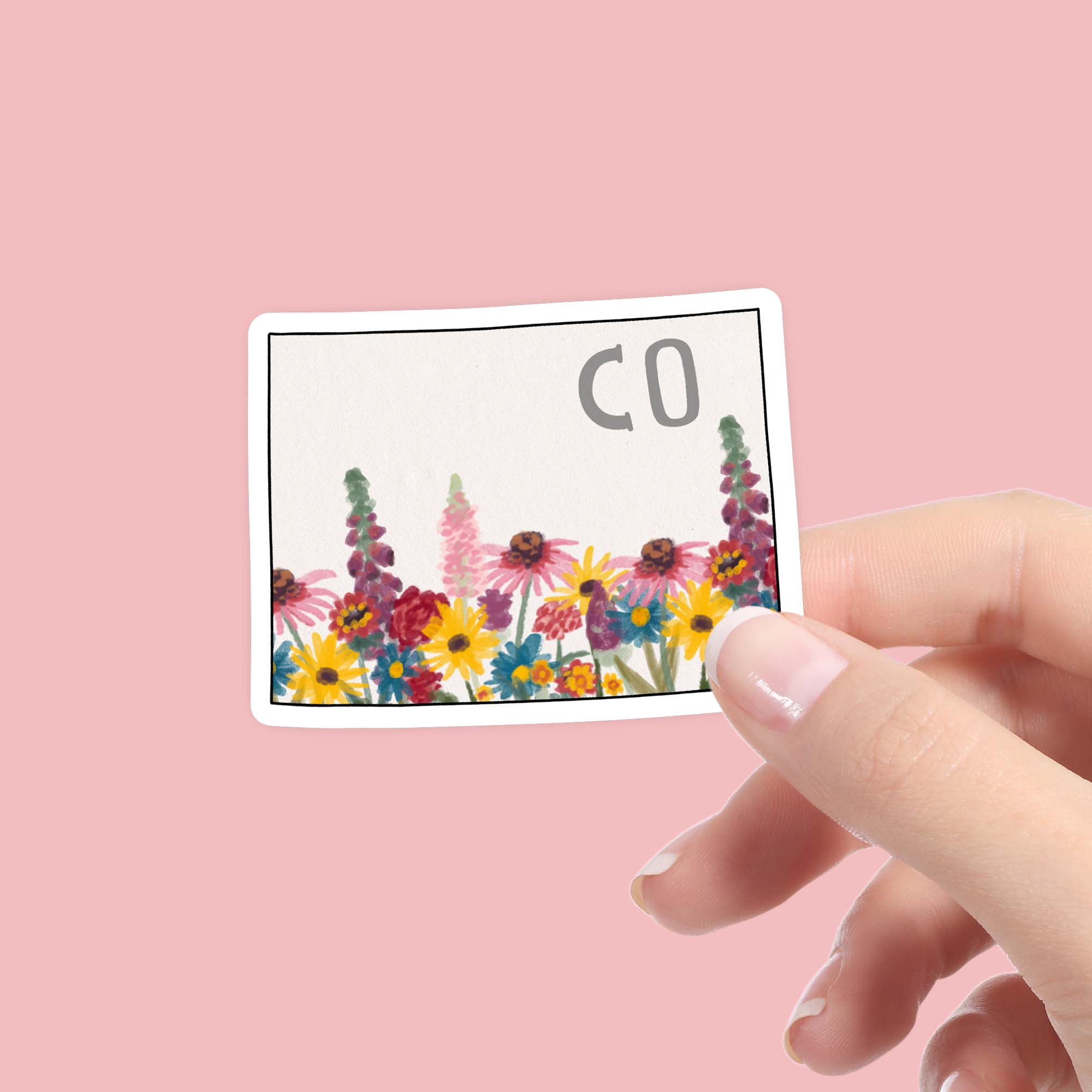  Colorado Painterly Pattern Sticker、mySite、ghnorth