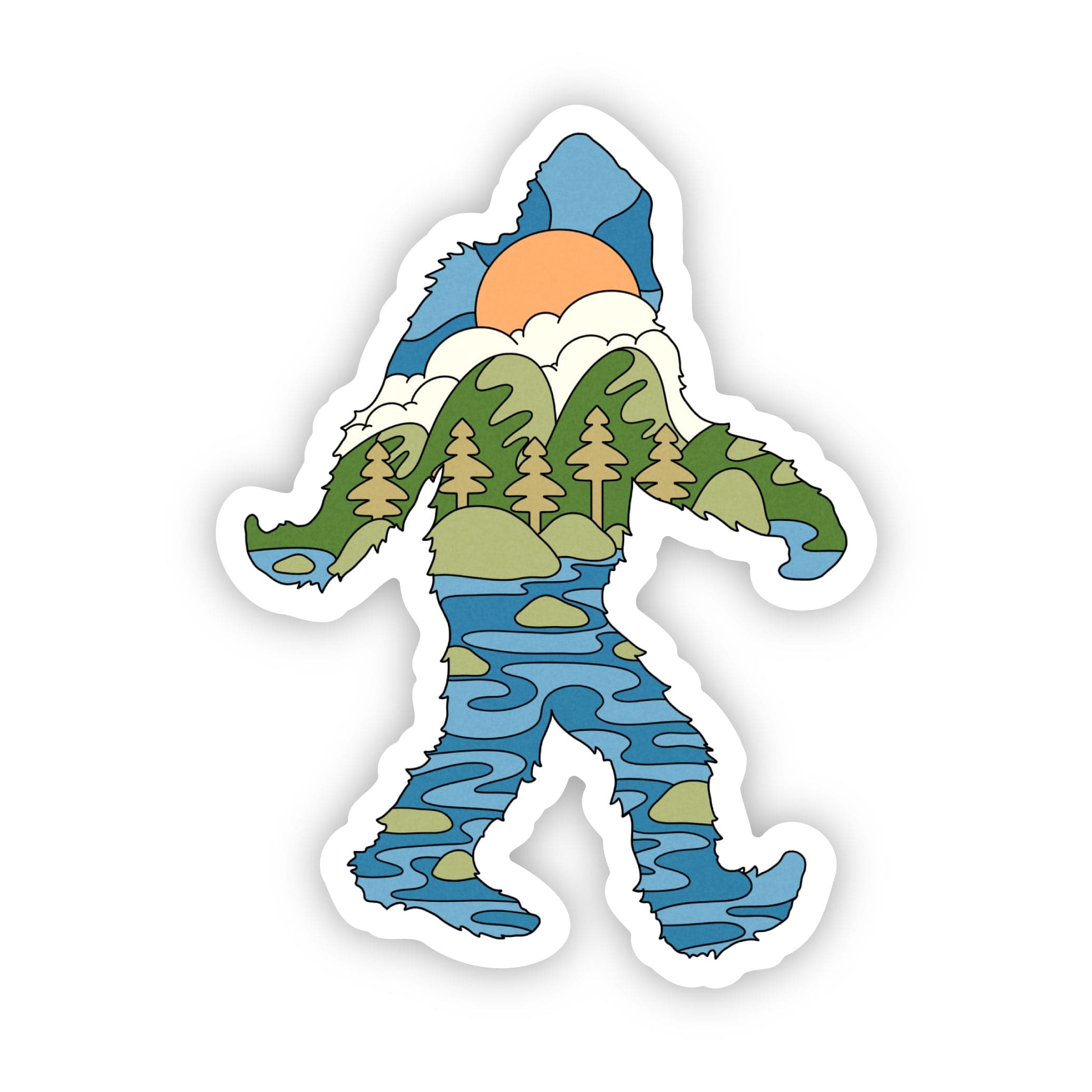  Bigfoot Outdoors Sticker、mySite、ghnorth