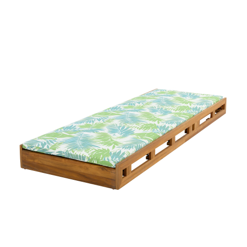 LOUNGE CHAISE SET, ACACIA WOOD WITH WATER-RESISTANT LOUNGE CUSHIONS (CREAM & 4 INCH THICK) - MATCHING DARK GREY VERSION AVAILABLE、、eastwooduniform