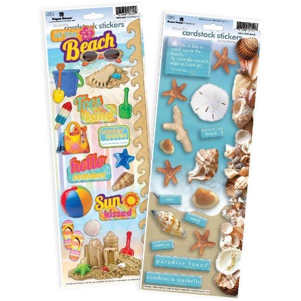  Scrapbook Stickers - Beach Value Pack、mySite、ghnorth