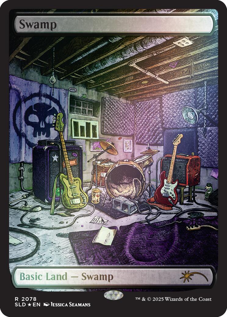 Swamp (2078) (Rainbow Foil) Secret Lair Drop Series、mySite、waistdrama