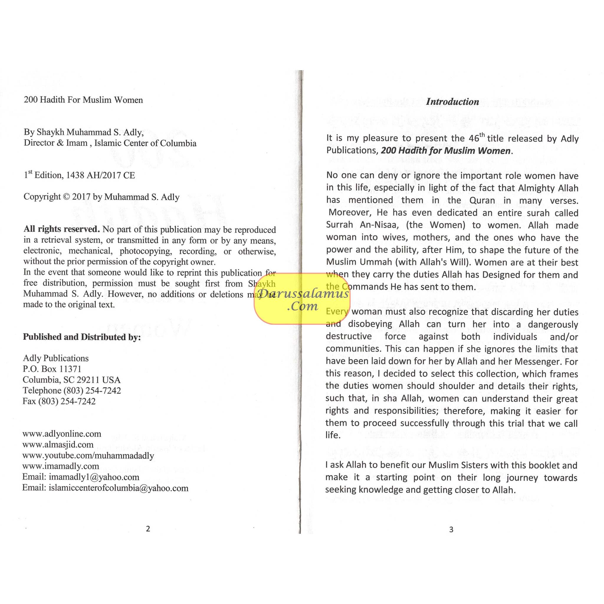 200 Hadith For Muslim Women By Muhammad S.Adly、mySite、topwebapps