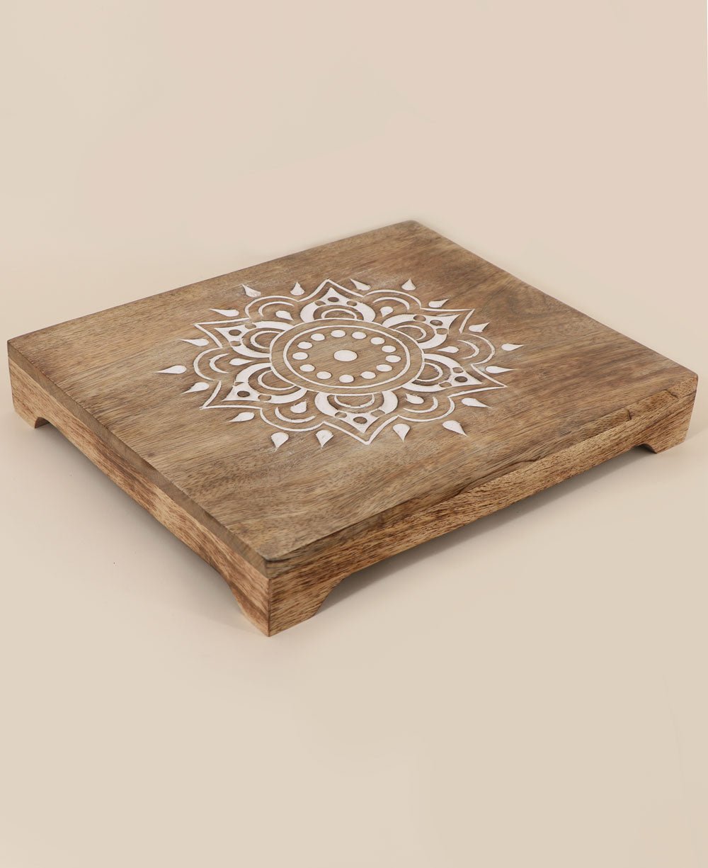 Fairtrade Sustainable Wood Mandala Risers And Statue Stands、mySite、topwebapps