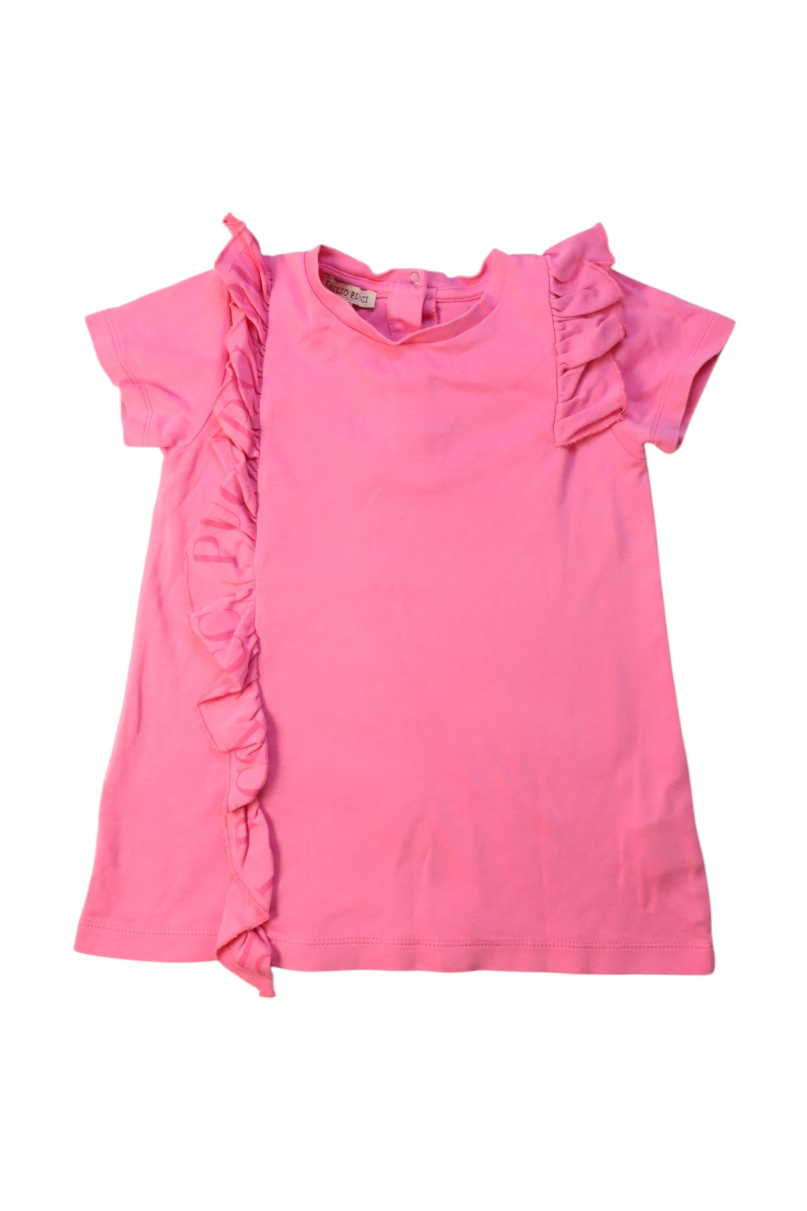 Emilio Pucci Ruffled Short Sleeve Dress 12-18M、mySite、g9winljtr