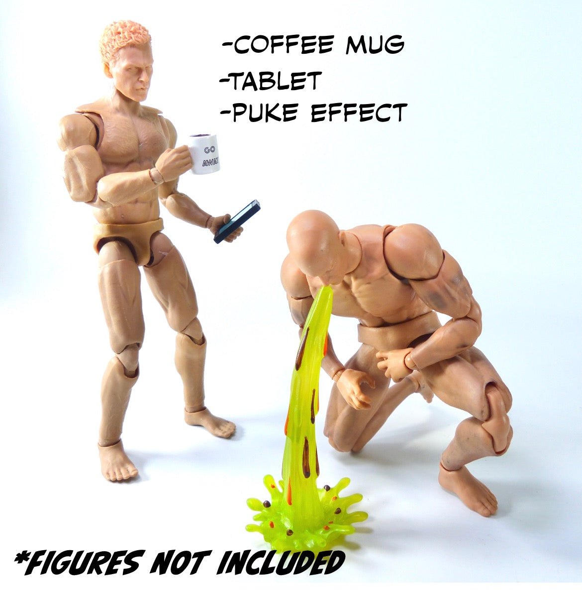 Super Action Stuff Action Figure Accessory Set (Set B Cats with Knives Arcade)、mySite、hgirdovlk