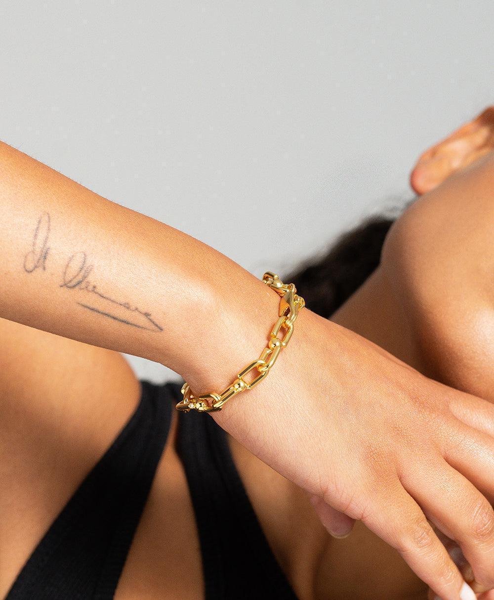  Tuva Bracelet 18ct Gold Plated