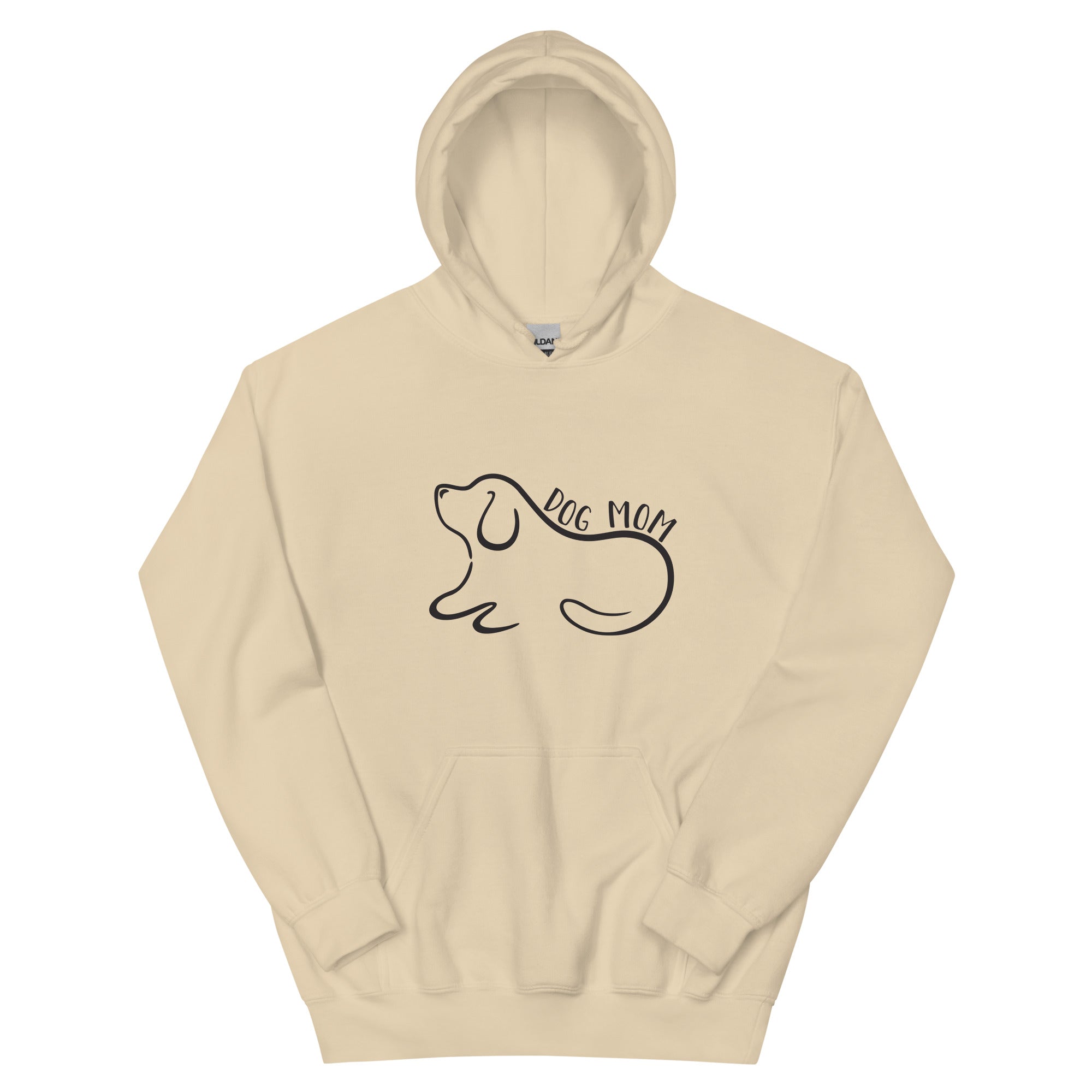 Dog Mom Outlined Hoodie、mySite、camillekostekn