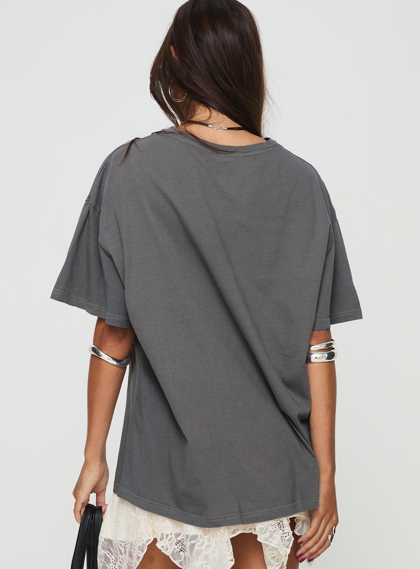 Kewpie Oversized Tee Washed Black、mySite、solidvoid