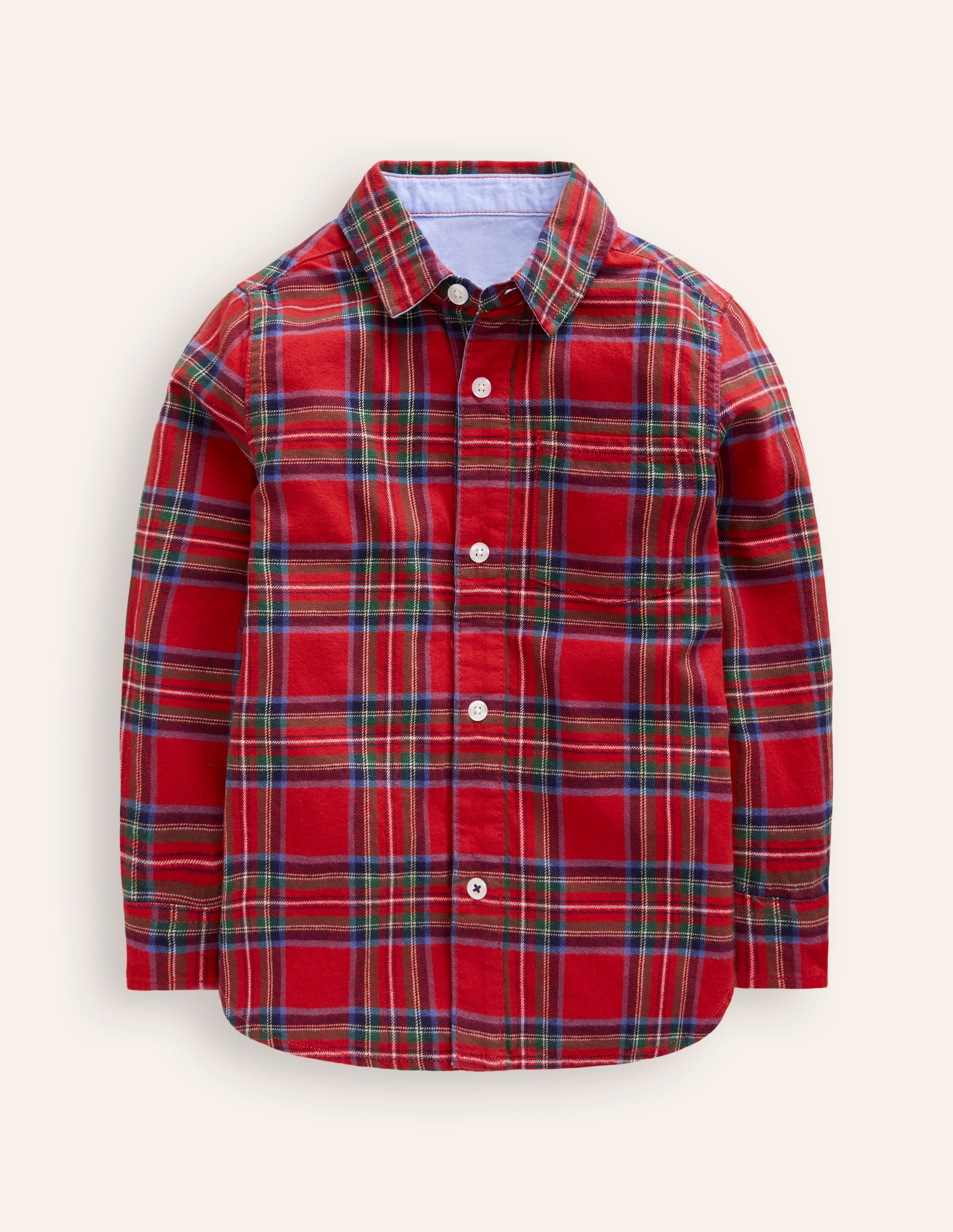  Cosy Cotton Check Shirt-Red Check、mySite、ashleygrahame