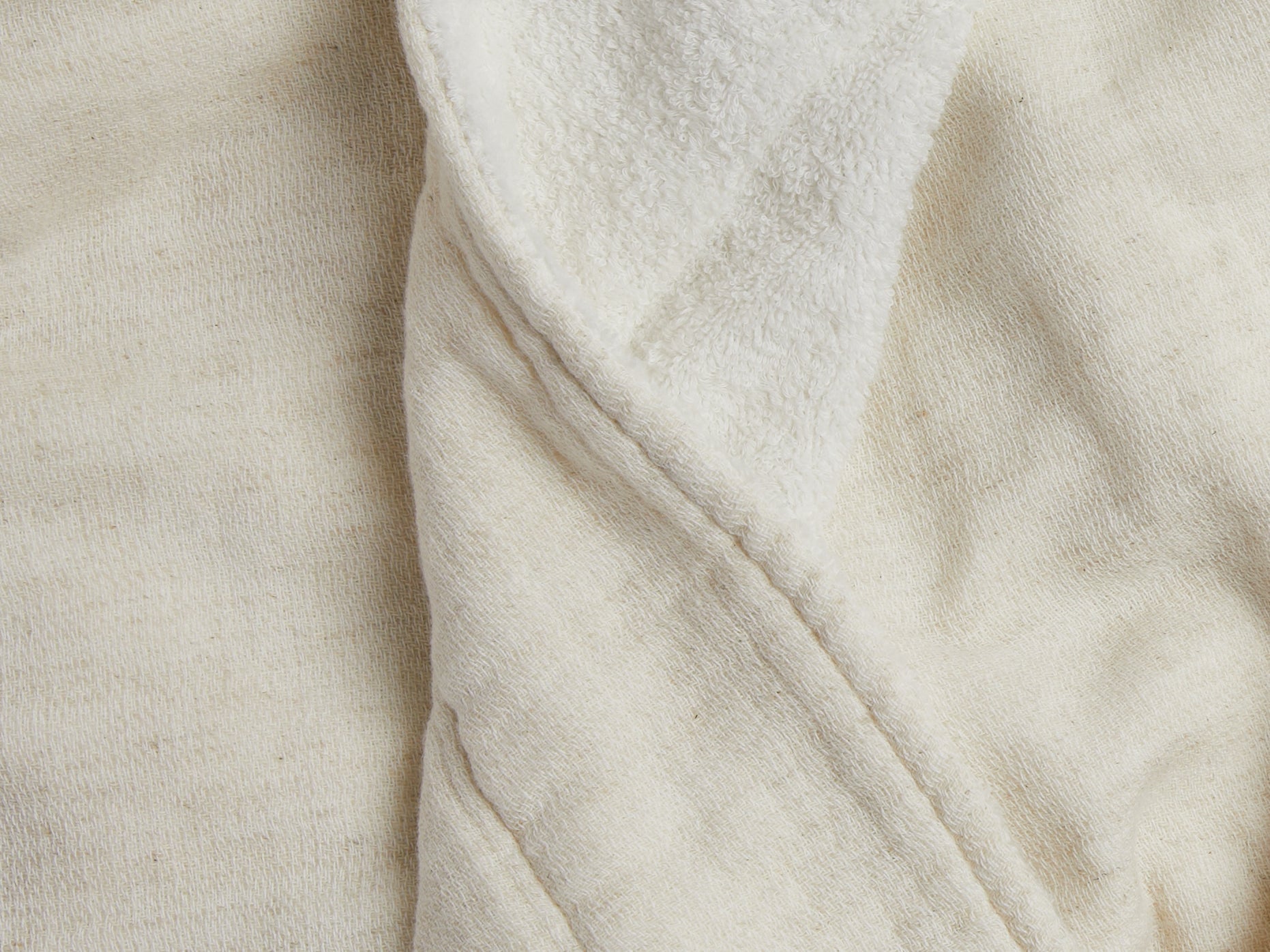  Organic Gauze Terry Robe (Natural with Cream)、mySite、sugarbowlscore