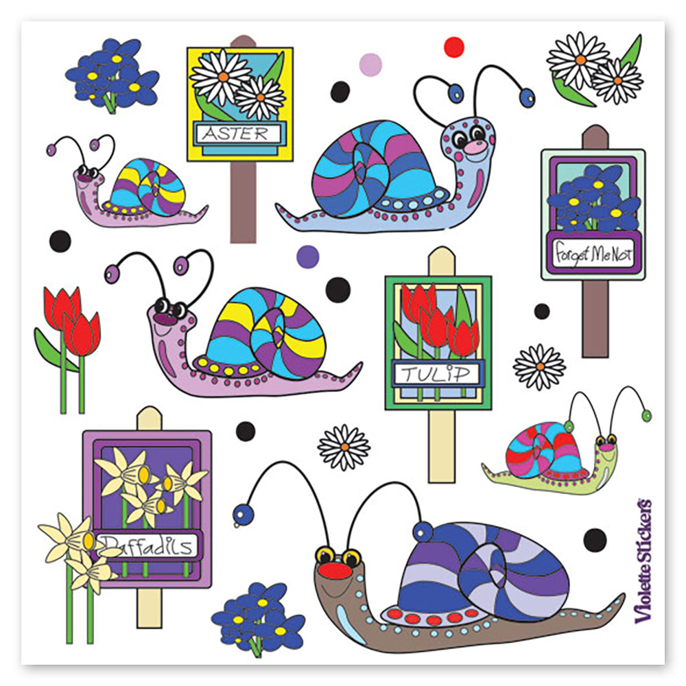  Garden Snails Stickers、mySite、ghnorth