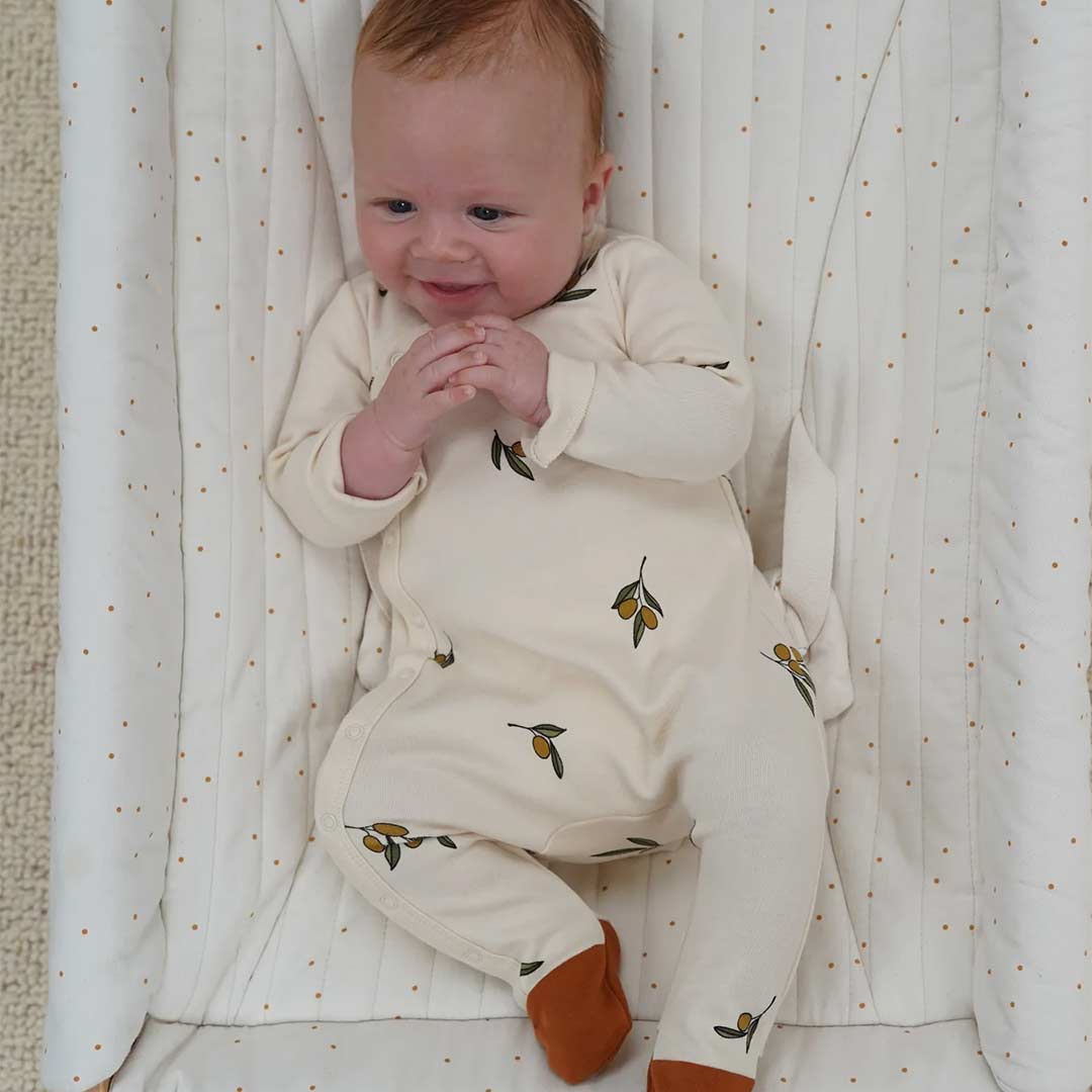  Organic Zoo Garden Suit + Contrast Feet - Olive Print、mySite、merchandisen