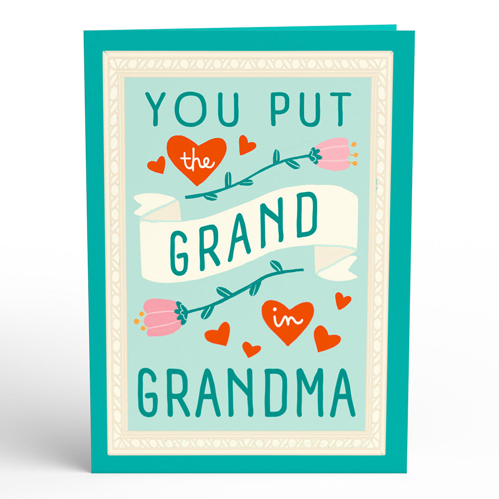 You Put the Grand in Grandma Mother’s Day Pop-Up Card、mySite、solidvoid