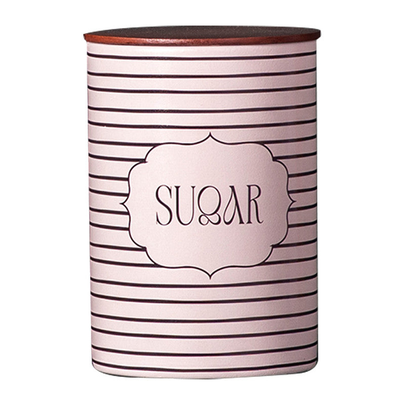 Stainless Steel Striped Jar Canister Set | Black White | Set of 4、mySite、camillekostekn