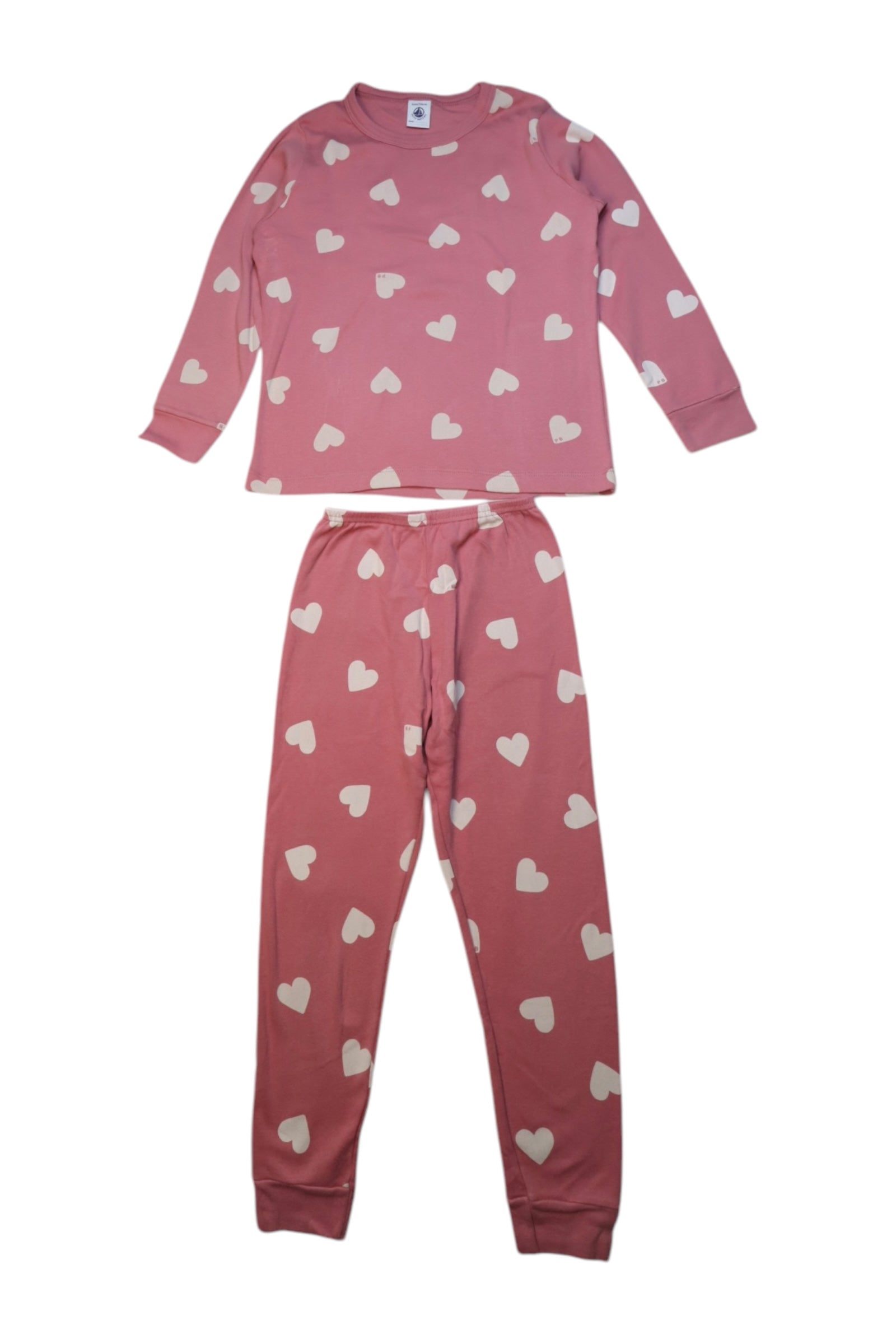 Petit Bateau Heart Pajama Set 6T、mySite、g9winljtr