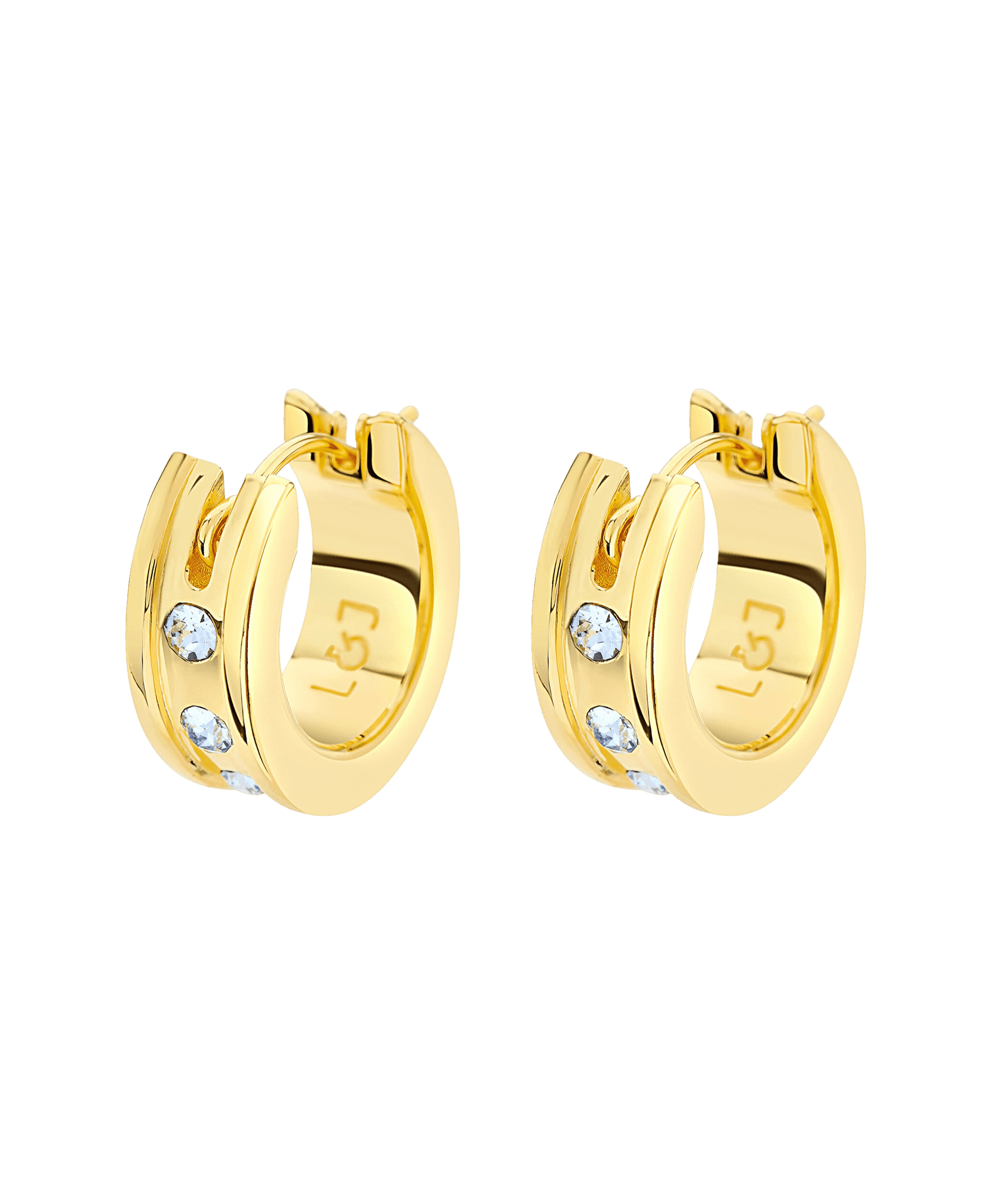 Eevi Creole Blue 18ct Gold Plated、mySite、botmansion