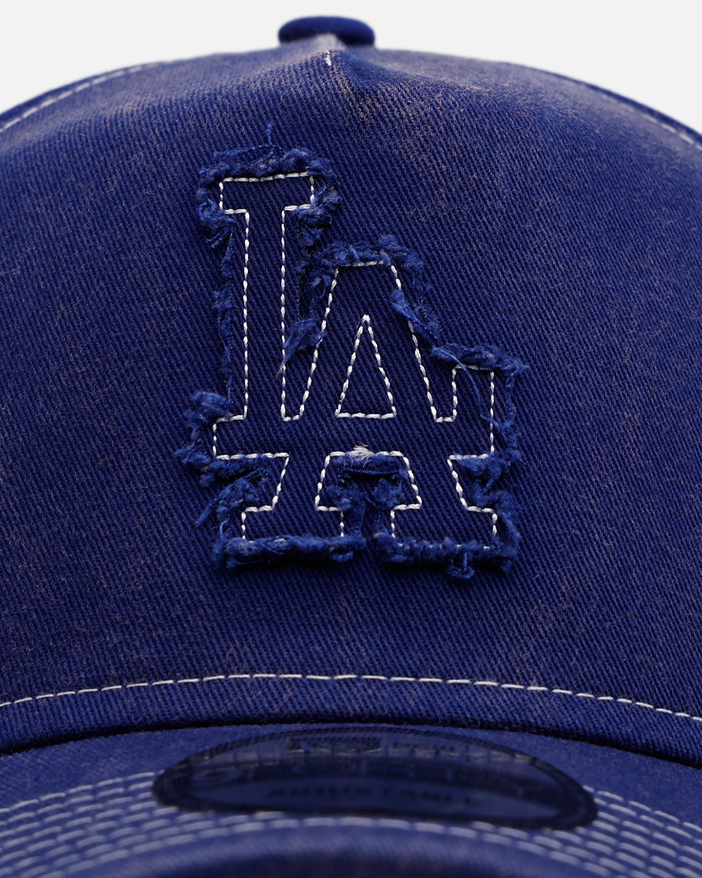 New Era Los Angeles Dodgers 'Distressed And Worn' 9FORTY A-Frame Casual Strapback Blue、mySite、zt4zffjzw
