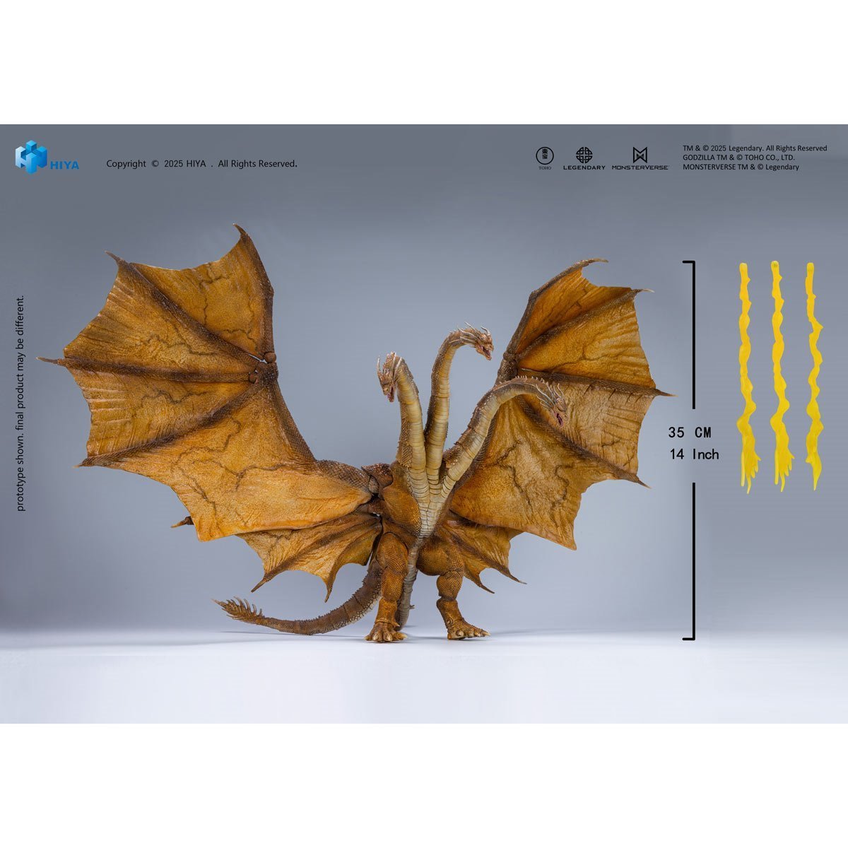 Hiya Toys Exquisite Basic Series Godzilla: King of the Monsters King Ghidorah Version 2.0 (PX Previews Exclusive)、mySite、hgirdovlk