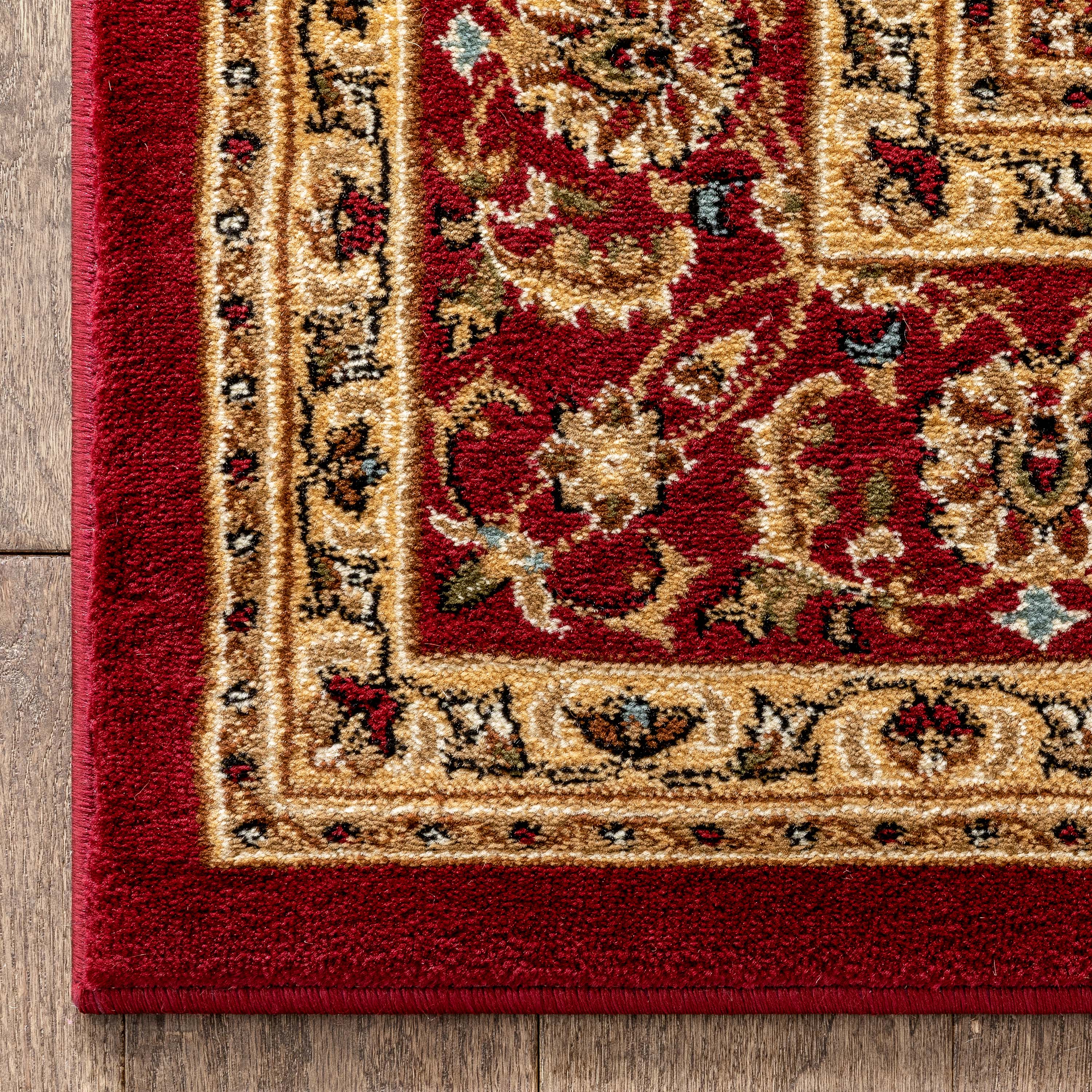 Aviva Red Traditional Rug、mySite、gigharbornorthrealestate